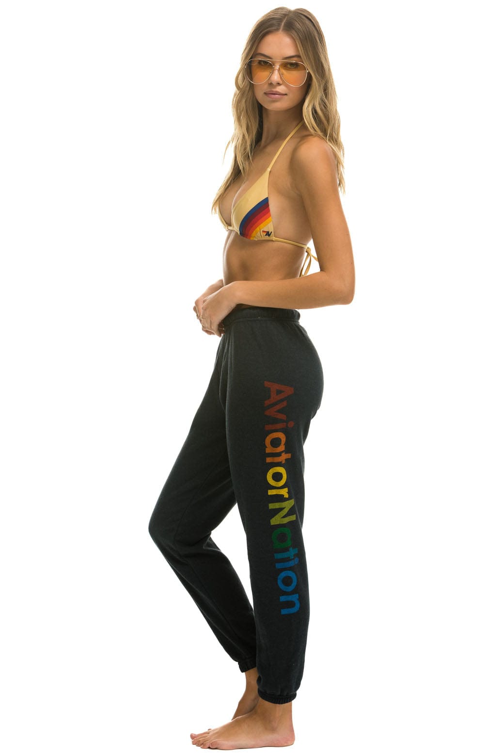 AVIATOR NATION VENICE SWEATPANTS - CHARCOAL